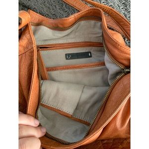 Day & Mood Brown Leather Bag